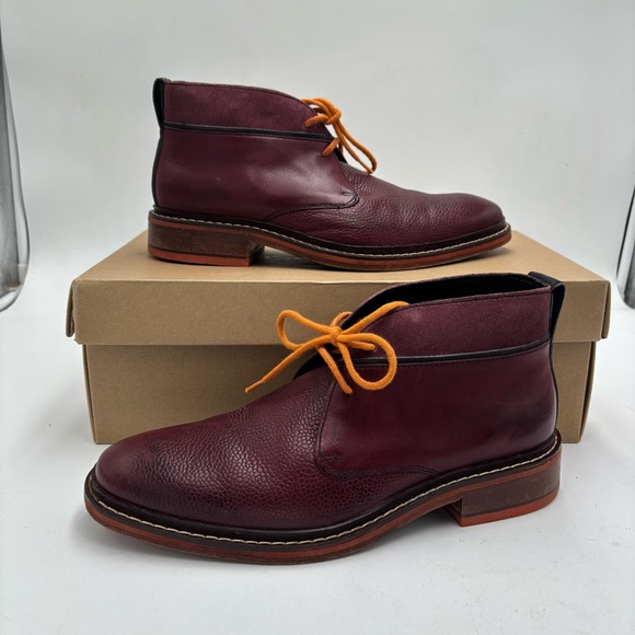 Cole Haan Colton Chukka Boot Cole Haan Men's Wide Red Leather